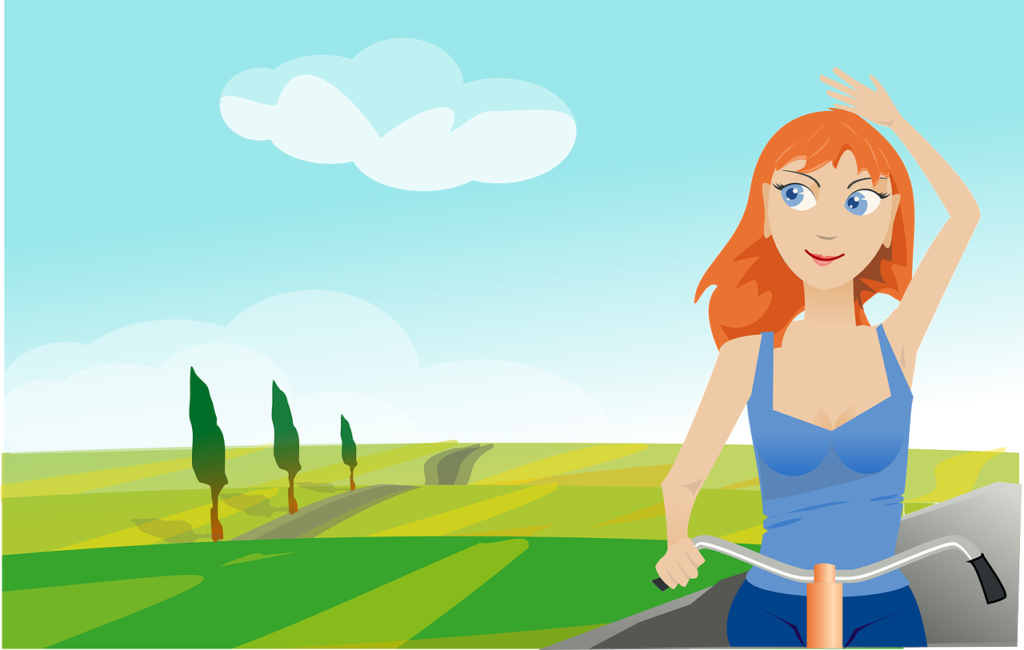 cycling, girl, landscape-148956.jpg